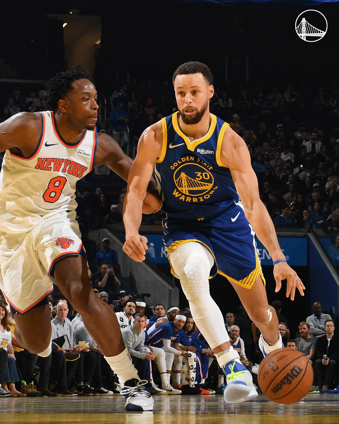 MK体育官方网站-库里27+7勇士击败尼克斯2连胜，巴特勒32+8唐斯17+20